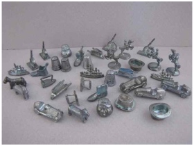 Click to search for replacement or collectible Monopoly playing pieces on eBay!