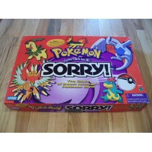 The game of Sorry! Pokemon Edition!