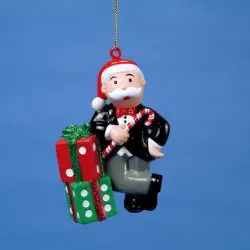 Mr. Monopoly Guy Christmas ornament. Click to buy from Amazon!