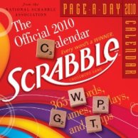 Scrabble desk calendar