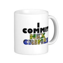 Settlers of Catan I Commit Hex Crimes mug
