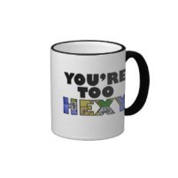 Settlers of Catan You're Too Hexy mug