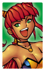 The Brawl game: Pearl. She's perky, yet violent
