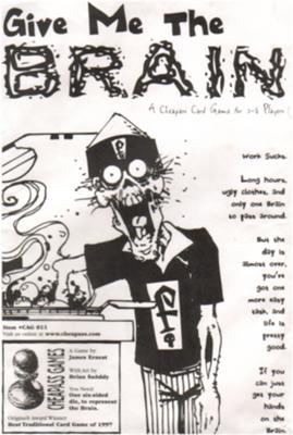 Give Me The Brain Superdeluxe Edition Card Game CAG 221 Cheapass Games Give Me The Brain Superdeluxe Edition Card Game CAG 221 Cheapass Games