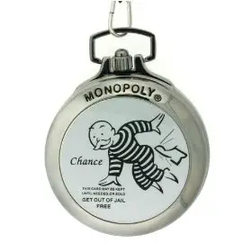 Monopoly Go To Jail pocket watch and money clip!