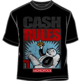 Monopoly money Cash Rules T-shirt!