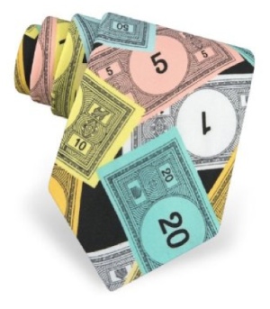 Monopoly money tie!