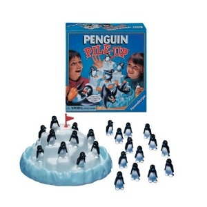 Penguin Pile-Up board game!