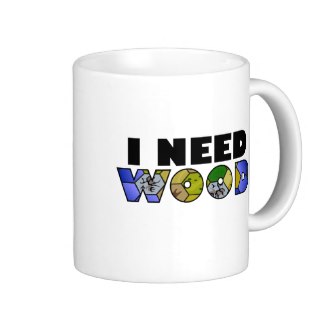 Settlers of Catan I Need Wood mug