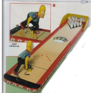 Simpsons Bowling tin toy