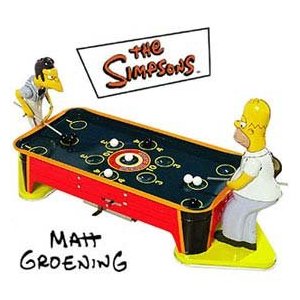Simpsons Pool tin toy
