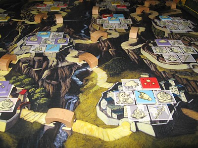 Bridges of Shangri La Board Game Close-up