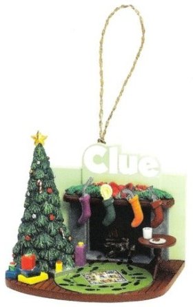 Click to order the CLUE Christmas ornament from Amazon!