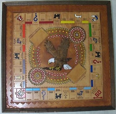 Custom Leather Monopoly Board: a beautiful addition to your Monopoly collection