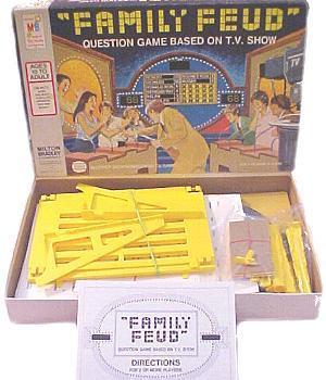 This is what the first edition Family Feud board game looked like!