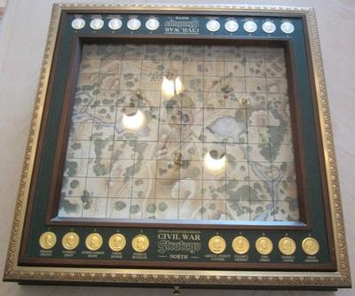 Franklin Mint Stratego Civil War Edition board