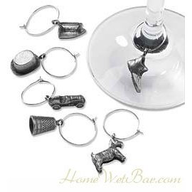 Monopoly wine charms means never having to apologize for being the dog. Click to order!