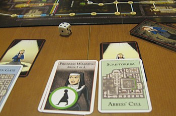 Nun Cards in Nuns on the Run Board Game