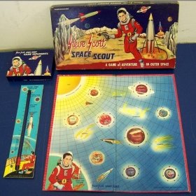 Click to search for Steve Scott Space Scout board game 1952 on eBay!