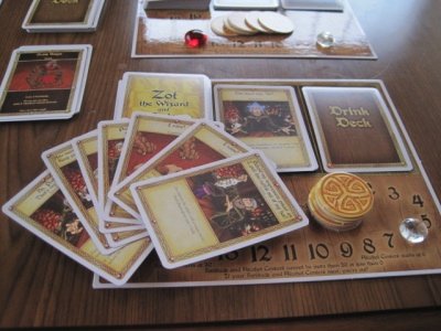 The Red Dragon Inn: Fantasy board game