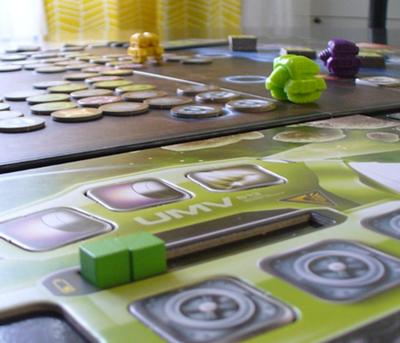 Undermining Board Game up close